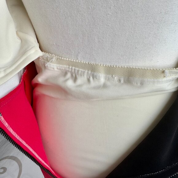 Nue By Shani Shapewear Black White and Coral Colourblock Dress - Picture 10 of 14